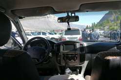 Toyota Land cruiser 100 - panel view - Rent a car in Pamir, Tajikistan