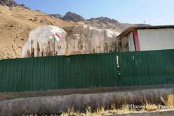 Sorgente calda Garmchashma a Ishkashim, Pamir, Tagikistan