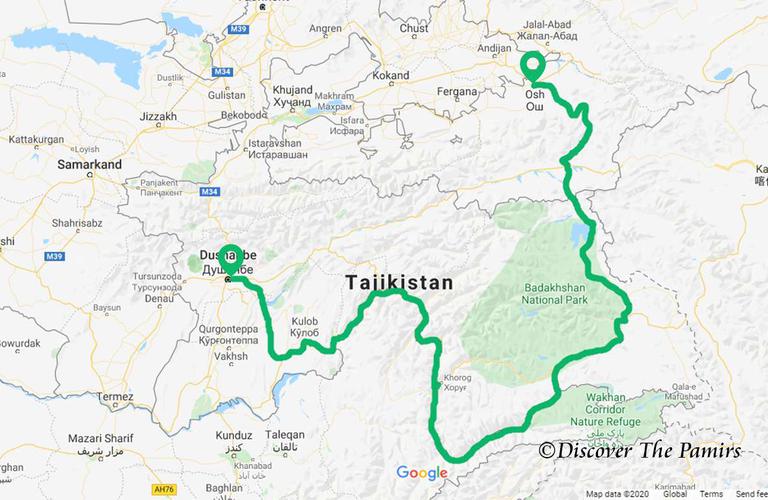 Tour di gruppo sull'autostrada del Pamir 2022